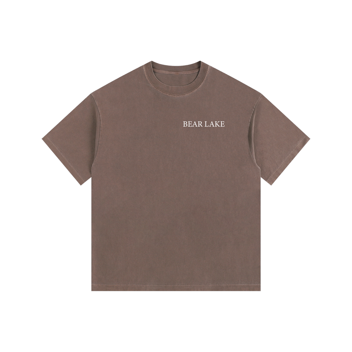 Bear Lake Sailboat Vintage Oversized T-Shirt