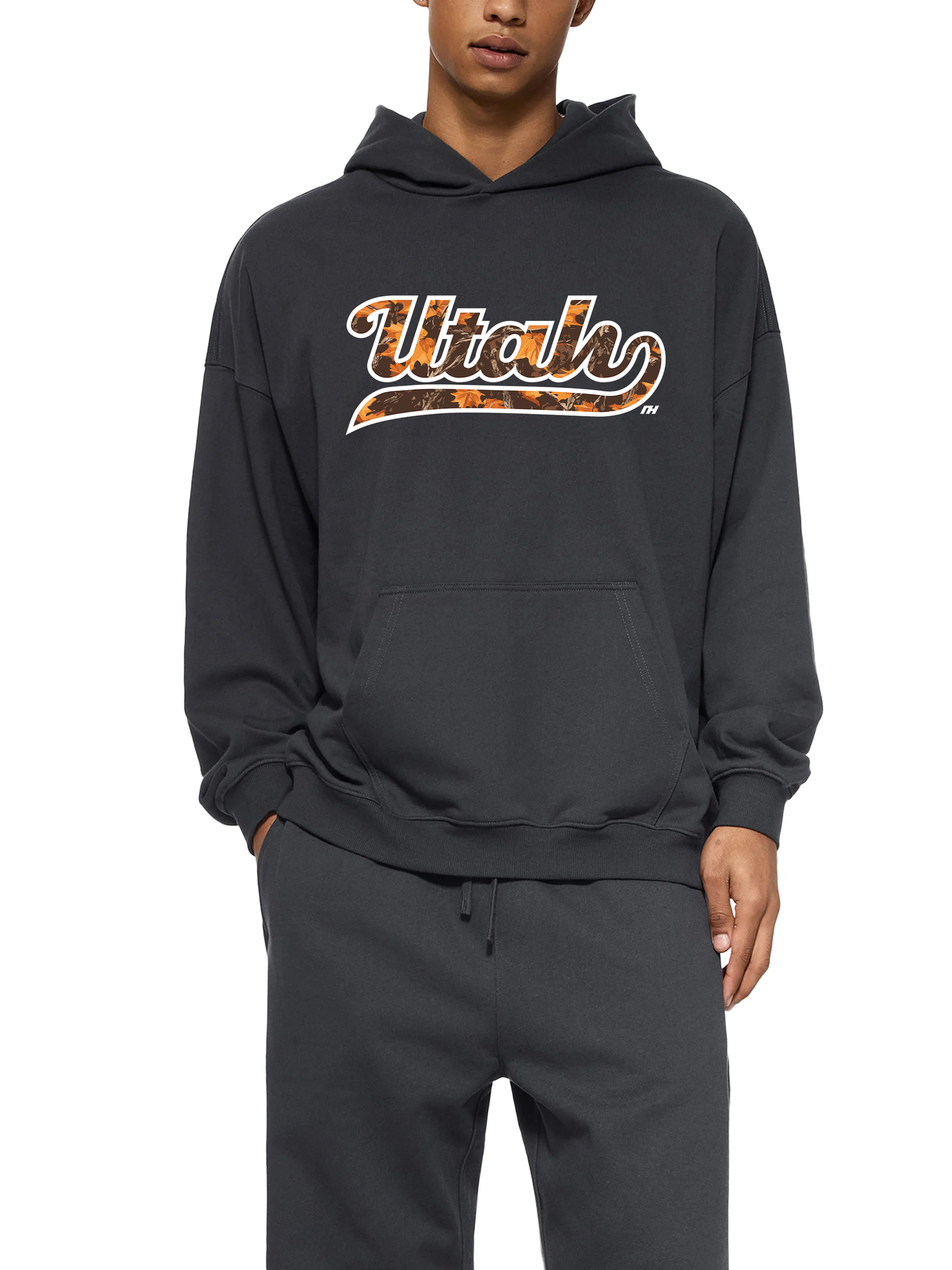 Utah Camo Script Hoodie